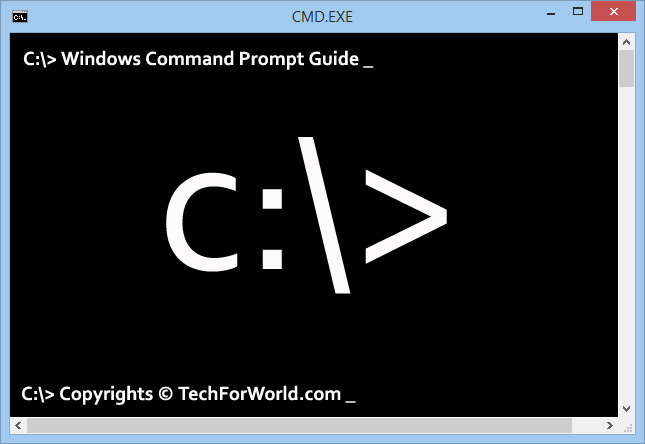 Windows Commands Guide by TechForWorld