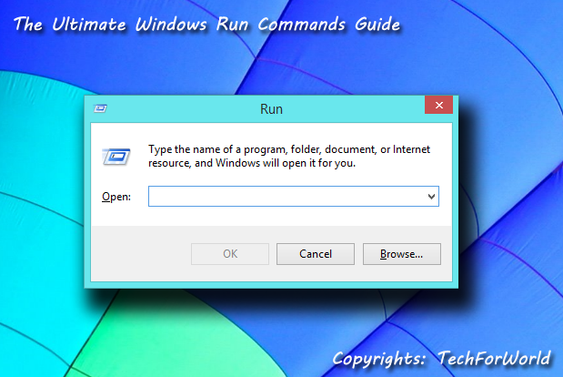 Windows run commands