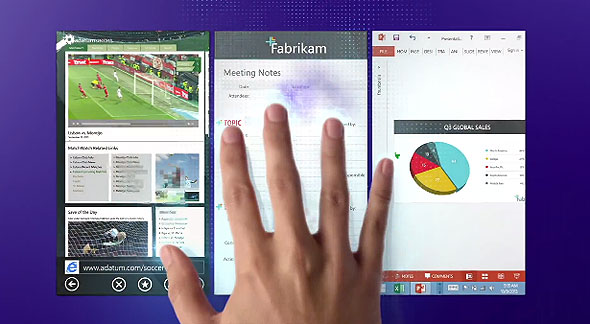 Windows 8.1 better multi-tasking by snap view