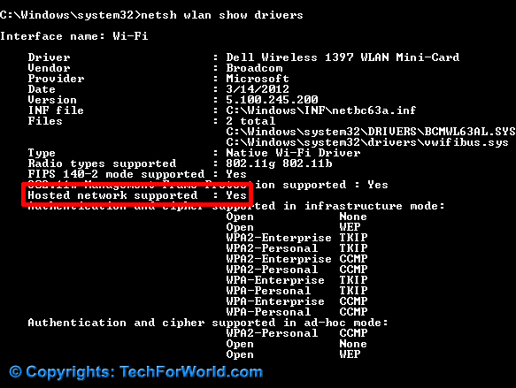 File type not supported. Netsh WLAN show interface. Netsh show WLAN. Broadcom 802.11n Network Adapter. WPA Enterprise.